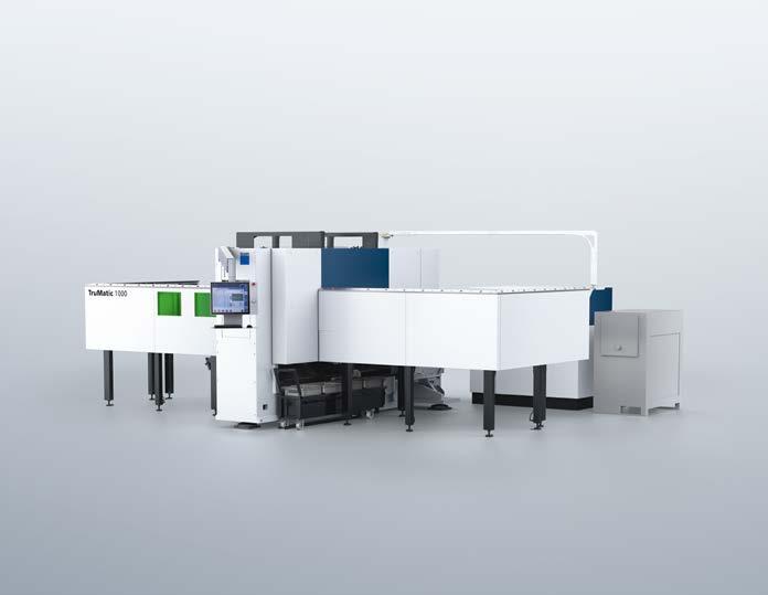 TruPunch 1000 and TruMatic 1000 fiber Think big, start small 5 1. Cost-efficient punching The TruPunch 1000 punching machine is your entry point to industrial sheet metal processing. 2.