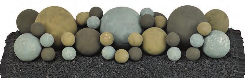 Utilizing current ceramic technologies, Lite Stone Balls are ideal for indoor and outdoor environments.