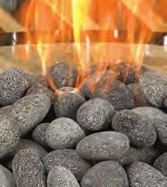 Available in three sizes, our Tumbled Lava Stones