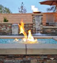 Designed for a concealed look when used with stack stone, concrete block, precast bowls, tile or many other fire pit components.