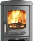 C-FOUR INSERT Based on the free standing C-Four this stove is designed to fit into a standard fireplace.
