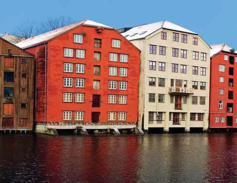 These often single-storey houses were inhabited by artisan craftsmen, local traders and labourers, which is why they tend to be smaller and simpler than those in the centre of Trondheim.