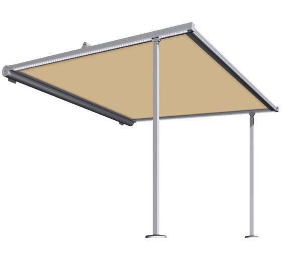 awnings Radiant heaters With infrared quartz technology, 1500 W Mounting on awning, patio roof or wall Radio