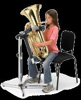 4 kg) Special design helps musicians control and properly position the instrument Liberates the musician to focus on technique Adjustable, vinyl-clad instrument support stand