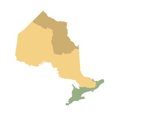 1: Ecozones, ecoregions and ecodistricts are defined by the characteristics noted, and are nested units in Ontario s Ecological Land Classification system.