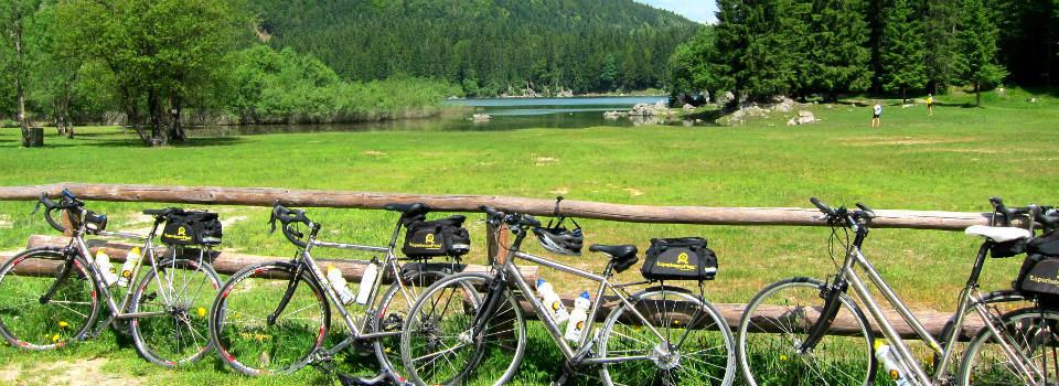 Overview Bicycle Tours in Slovenia: Cycling the Lakes of Austria and Slovenia OVERVIEW This cycling tour has you border hopping through Austria, Slovenia and Italy.