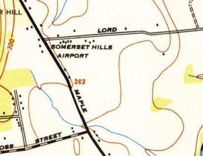 According to a historical sign commemorating Somerset Hills Airport, it served as an Army Air Corps flight training facility starting in 1941.