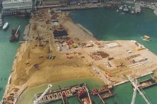 Construction of new ferry piers to