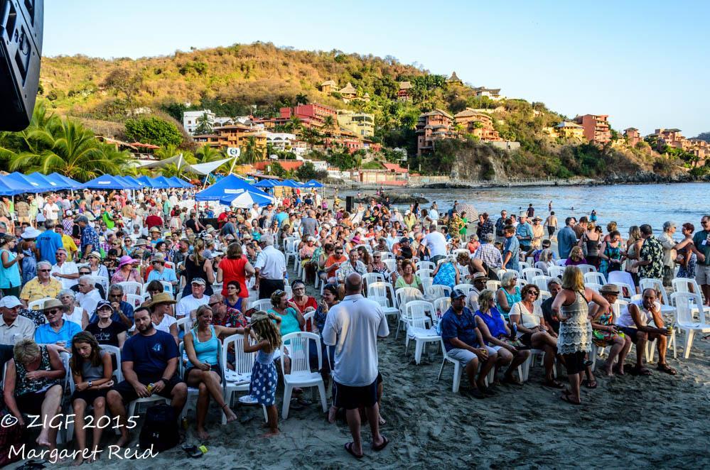 Beach Concerts are a big part of the appeal Our opening concert filled Playa Madera like never before.