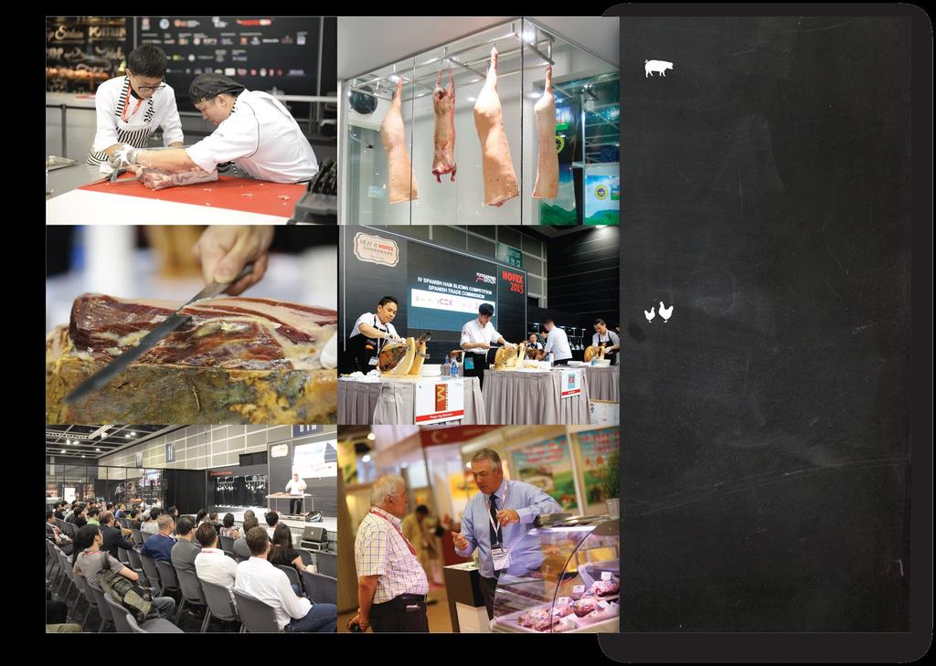 The 5 th Spanish Ham Slicing Competition Organised by the Spanish Institute for Foreign Trade - ICEX and the Spanish Trade Commission in Hong Kong, this one and only event of its kind in town will