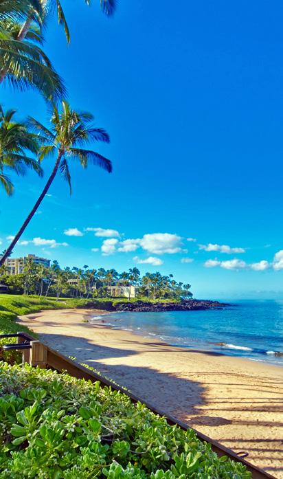 5 mile path that wanders Maui s coastline through stunning sandy beaches, Hawaiian cultural sites and gardens, and the luxury seaside homes and resorts of Wailea.