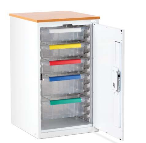 of Medicines in Health Care Premises BS3621 anti-pick & drill, key retaining five pin cylinder lock (supplied with 3 keys) Available with Plastic Trays Shelves Key profile unique to Hospital