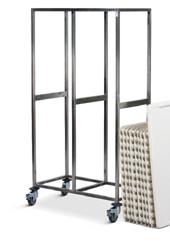 braking Optional Polymer Castors Easier to manoeuvre Reduced noise levels Easy to clean See page 35 Caretray Trolleys & Racks Dimensions