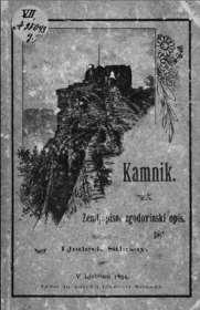 Zgodovina šolstva do leta 1882 Zgodovina ljudskega šolstva v Kamniku od znanih začetkov do 1882 J. V.