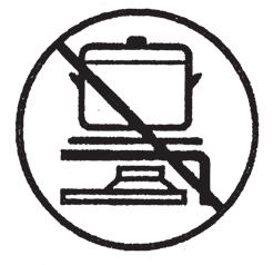 4 Caution for the tempered glass Never use oversized cooking utensils or overload the cooking appliances.