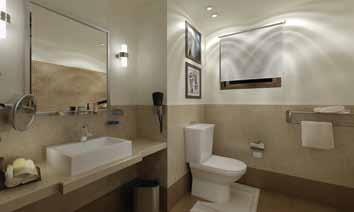 Bathrooms also feature Egyptian marble countertops and benefit from top-quality