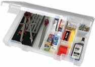 Solutions Boxes Acid-Free shatterproof boxes have no-spill latches and sturdy hinges High-impact plastic is resistant to oils, solvents and most common chemicals Includes dividers for additional