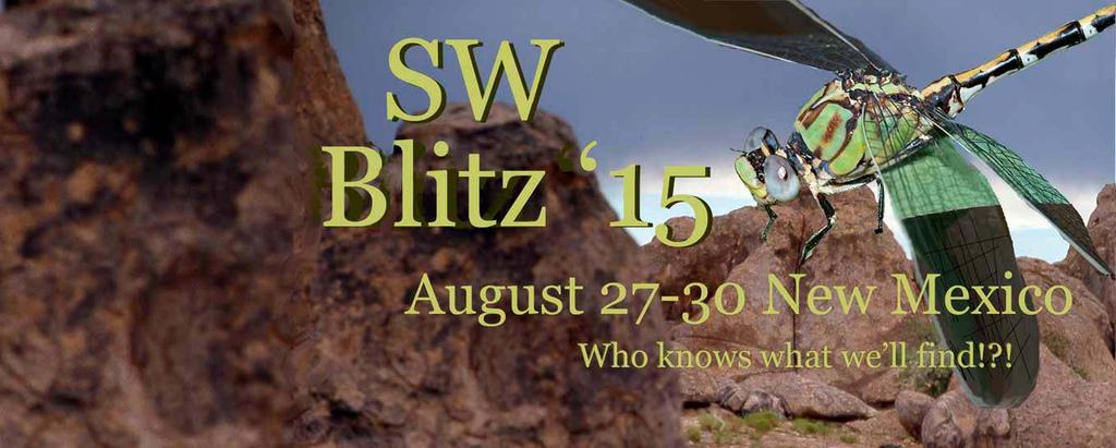 Original Ode photo Bob Behrstock WHAT: SoWest/CalOdes Dragonfly Blitz WHEN: August 27-30 (or any part thereof) WHERE: Southwest New Mexico, City of Rocks State Park Group Campsite will be our