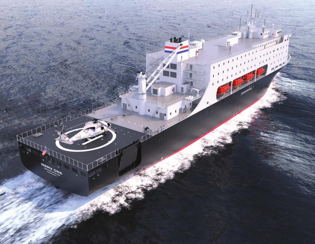 Shipbuilding Designing the New National Security Multi-Mission Vessel BY EUGENE VAN RYNBACH VICE PRESIDENT, HERBERT ENGINEERING CORP. Herbert Engineering / MARAD For more than 100 years the U.S. has depended on State Maritime Academies (SMA) to produce USCG licensed merchant officers.