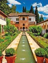 One of the most brilliant jewels of universal architecture is the Alhambra, a series of palaces and gardens built under the Nazari Dynasty in the 14th century.