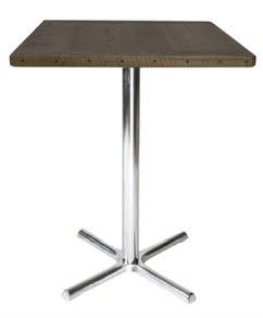 L-4 Bar Table - Maple / Chrome 30 Dia x 42 H L-5 Bar Table -