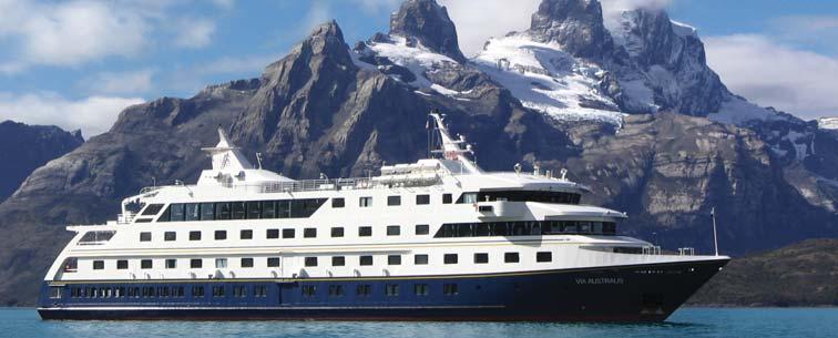The ship s inviting Patagonia Dining Room offers international and Patagonian specialties amid magnificent panoramic views.