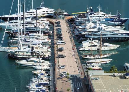 Parking slots on the jetties M/Y A - 119 mt - at fuel dock The close proximity of all services required for a
