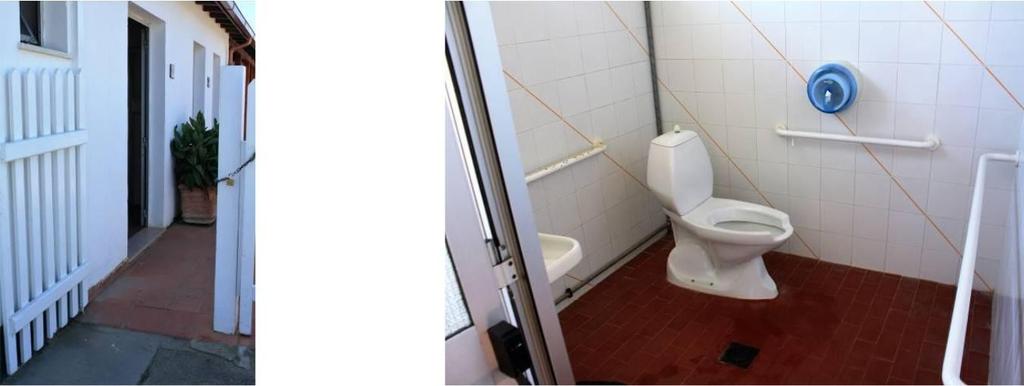 ROUTES AND INDOOR COMMON SERVICES LOCAL TOILET usable by GUESTS WITH MOBILITY 'REDUCED There are n. 1 toilets accessible / usable by people with reduced mobility. The toilets are within a plan.