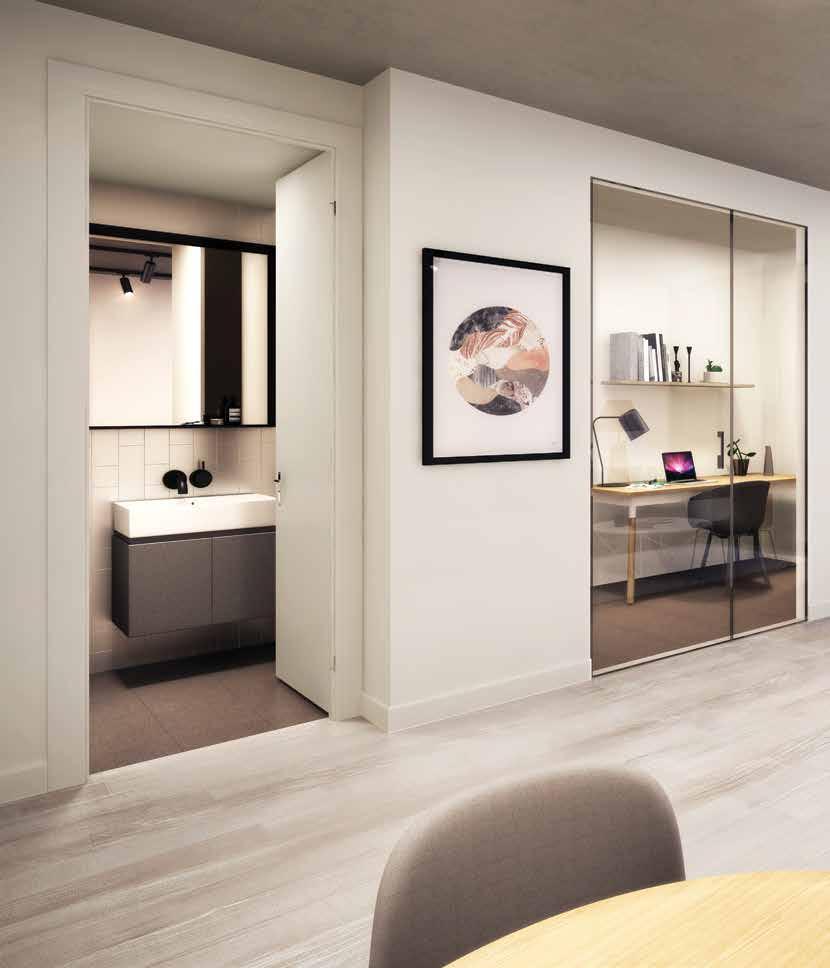 The apartment layouts have been carefully considered to allow for modern
