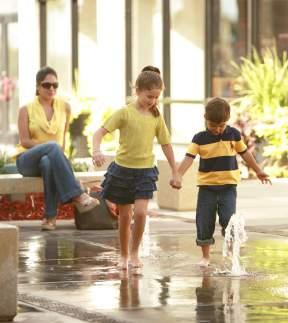 inside and interactive pop fountains outside TENANTS INCLUDE