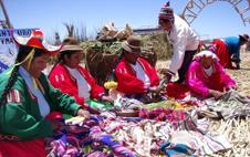 Lake Titicaca is a photographer s dream, with sapphire water reflecting clear blue Andean skies.