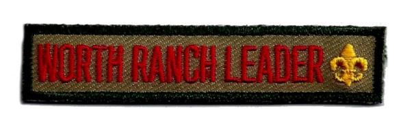 Worth Ranch Leader s Award Eligibility: 2 nd Long term camp session Must attend entire week of camp Approval of SPL Approval of Camp Director and Program Director Complete ALL of the following: Pool: