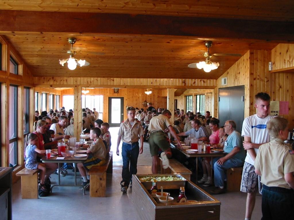 Dining Hall Service A 280 seat dining hall is available to serve Troops wishing to have meals prepared for them.