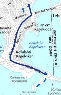 Getting to the seminar venue from your hotel From Hanasaari: walking on
