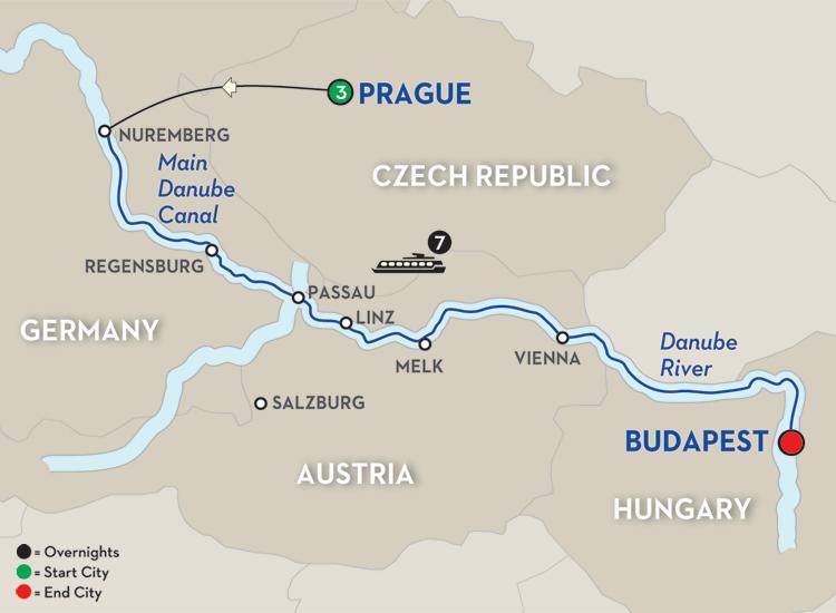 NC Bar & Friends Legendary Danube Cruise from Prague to Budapest On the Avalon Vista July 27 August 6, 2014 Vacation Overview From the splendor of Prague to the Gypsy violins of Budapest, you ll