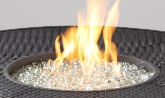 FIRE PITS & ACCESSORIES ITEM CODE DIY Crystal Fire Burners HUD-46-K Hudson Fire Pit, 46" diameter includes Hudson Anchor blocks, DIY-8 burner kit, control panel, air vents & black lava rock 000 $999
