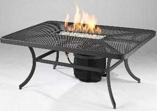 ITEM CODE Fire Pit Ts Complete with Rectangular Burner (Chat Height) FIRE PITS & ACCESSORIES