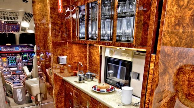 SATISFY ANY CRAVING Forward Galley Equipped For Full Course Meal And Beverage Preparation, Convection Oven