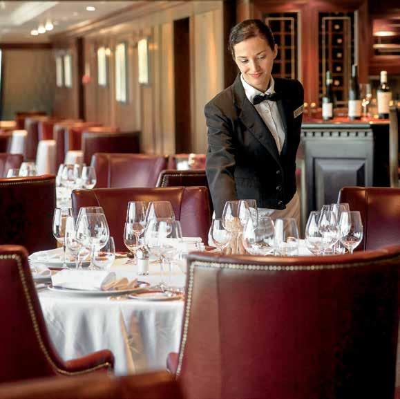 THE FINEST CUISINE AT SEA Multiple ope-seatig diig veues, at o additioal charge Cotietal cuisie at the elegat Grad Diig Room Steaks, chops ad seafood at Polo Grill Gourmet Italia diig at Toscaa Frech