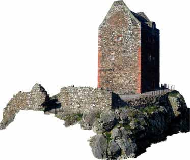 Existing castles were often adapted to incorporate these new ideas and, as weapons became more efficient, extra defences such as flanking towers and fortified gatehouses were added.