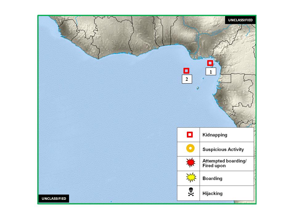 F. (U) WEST AFRICA Figure 2. West Africa Piracy and Maritime Crime 1.