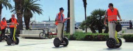 SEGWAY Experience Split in a completely different way. Segway-the personal transporter is an electric two-wheeled and self-balancing means of transport.