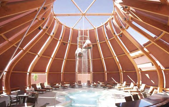 top to bottom: The Spa at Isleta