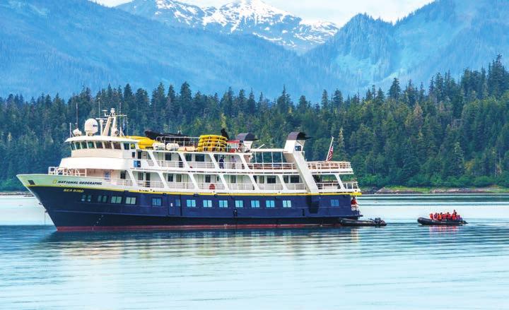 NATIONAL GEOGRAPHIC SEA BIRD & SEA LION CAPACITY: 62 guests in 31 outside cabins. REGISTRY: United States. OVERALL LENGTH: 152 feet.