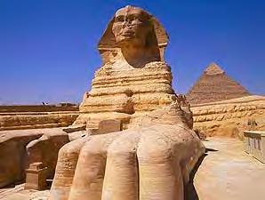 Sphinx, Valley Temple, Solar Boat. Lunch at Andrea. Free time for people to walk around or visit family/friends.