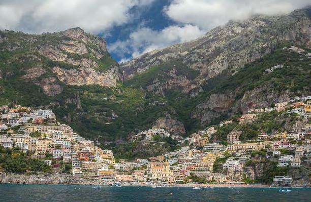 One day we took the ferry back north out of Amalfi to Positano, yet another