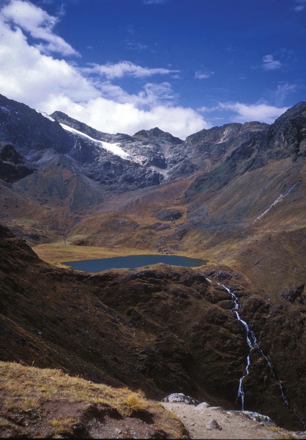 162 The Alpine Journal 2009 148. Cordillera Huaytapallana: south end of the range, with Laguna Carhuacocha.