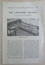 116-26 The Lakeland Railway.