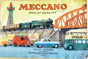 6.19 Meccano 'all-products' catalogues Meccano 'Toys of Quality' landscape-format catalogue, July 1957 (ref. 13/757/500.