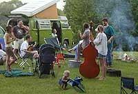 Want to camp by other ukulele players? Go ahead and circle the wagons. There is ample space for first-come first-serve unimproved camping, both in open field and in wooded areas.